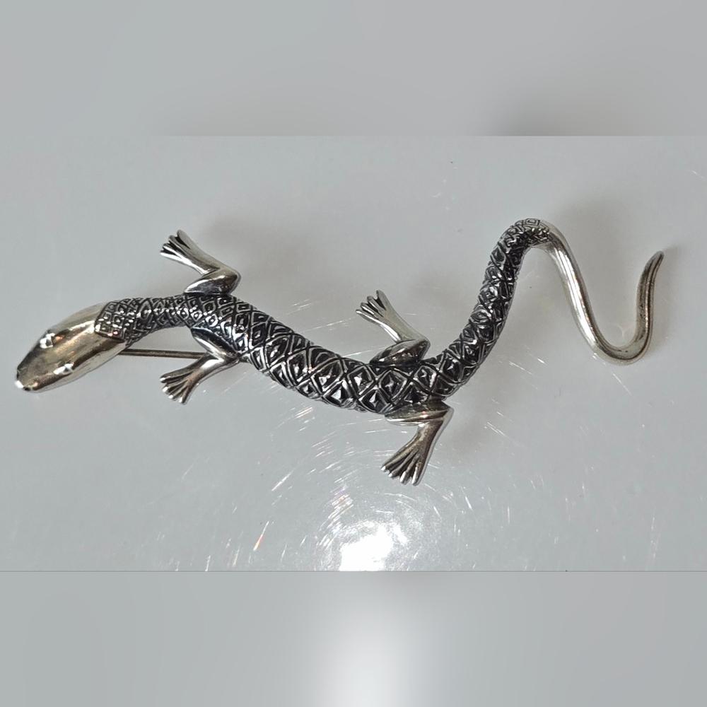 Pendent Silver Lizzard